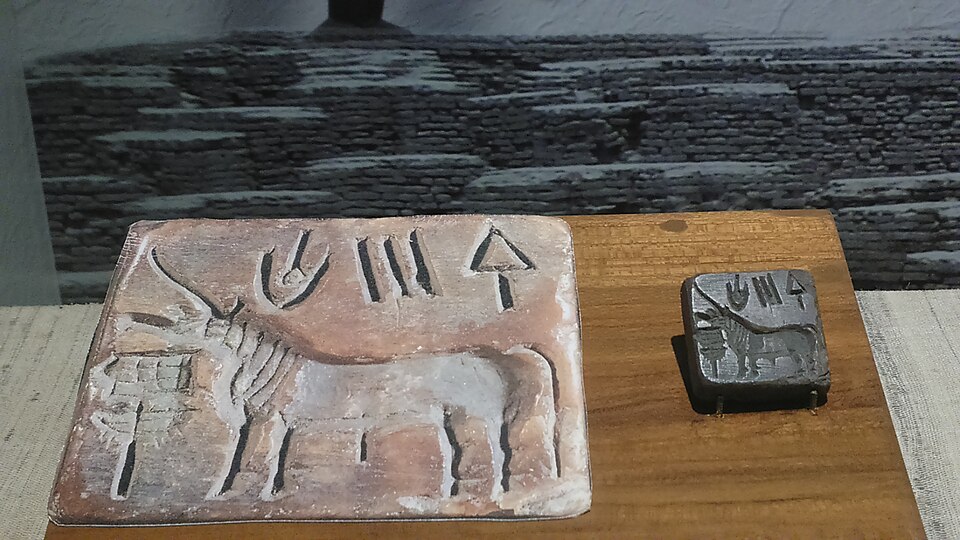 Archival image of Indus seal